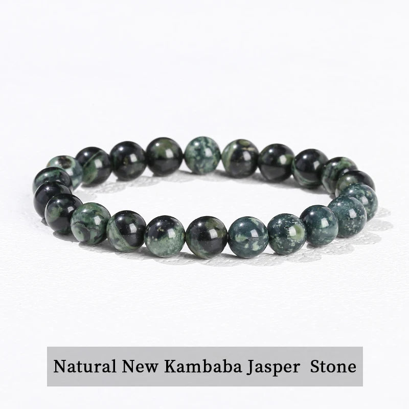 Natural Stone Beaded Bracelet in 30+ Crystal Varieties