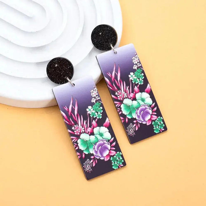 New Style Tree of Life Acrylic Earrings