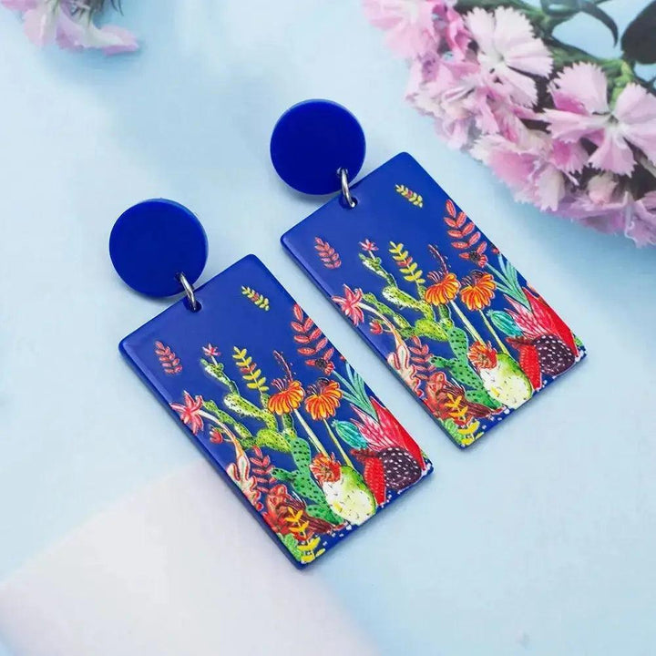 New Style Tree of Life Acrylic Earrings
