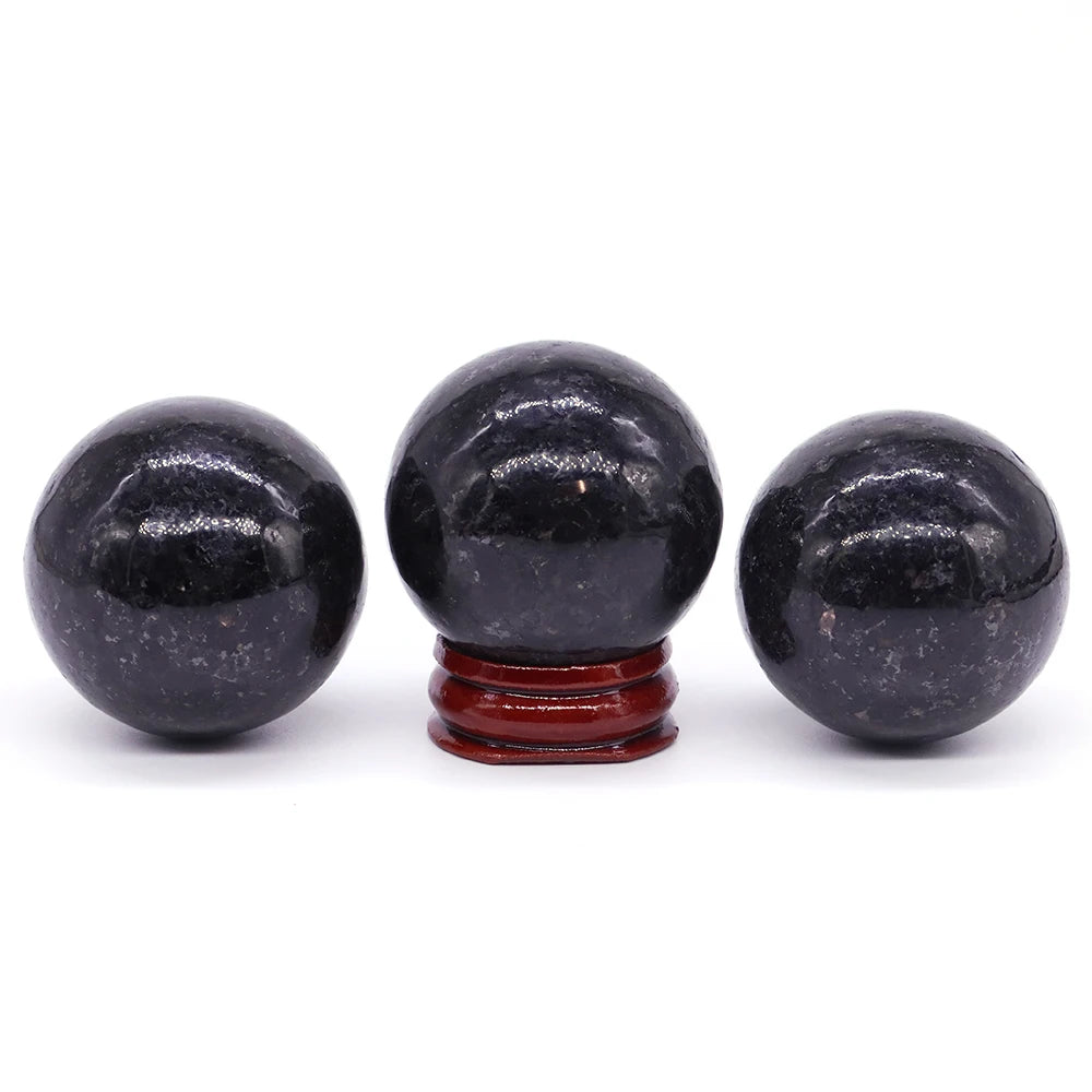 Nuumite Crystal Sphere with Stand