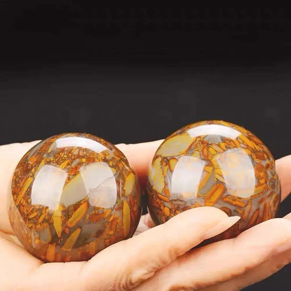 Nuwa Stone Baoding Balls Pair (Rare)