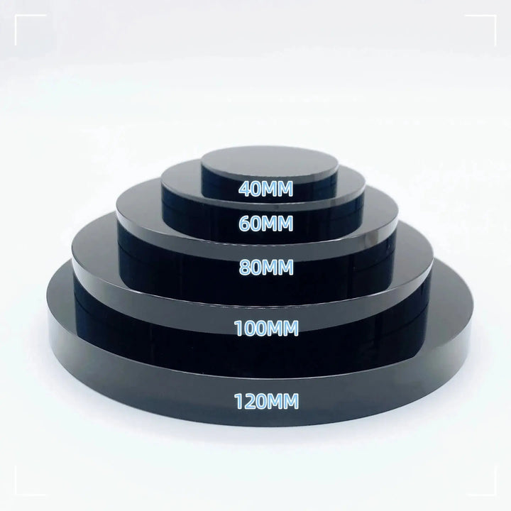 Obsidian Divination Mirrors-Slabs-Ali-Obsidian-80MM With Base-Crystal Destiny