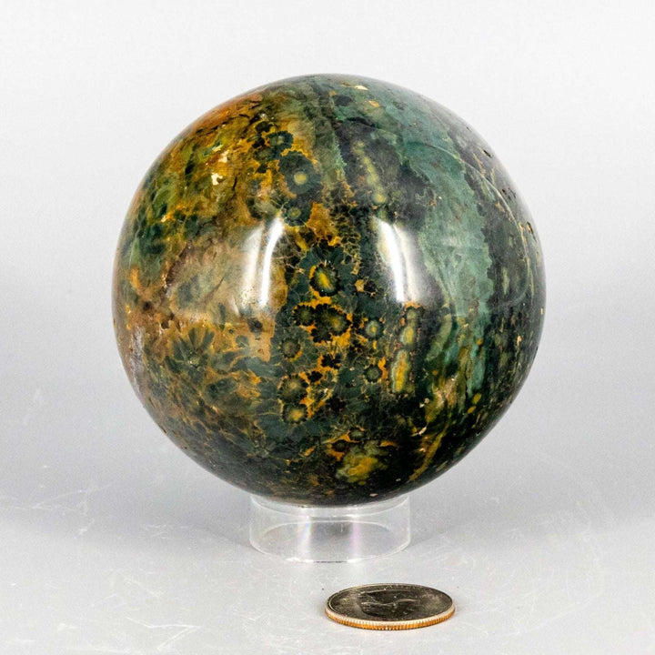 Ocean Jasper Sphere - 85mm (820g)-Spheres-Crystal Destiny-Ocean Jasper-820g - 85mm-Crystal Destiny