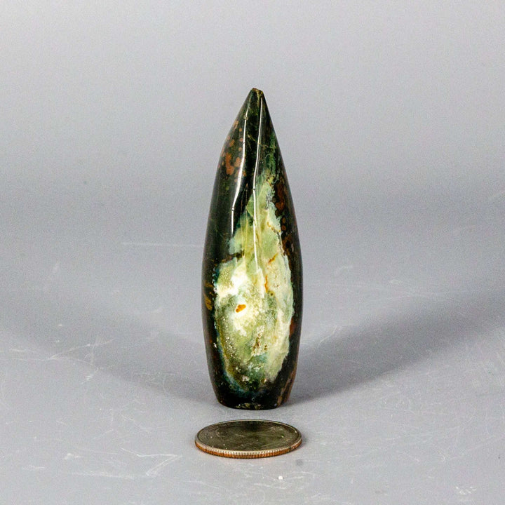 Ocean Jasper Torch Freeform - Small (78g)-Freeforms-Crystal Destiny-Ocean Jasper-78g - 3.00"H x 1.25"W-Crystal Destiny