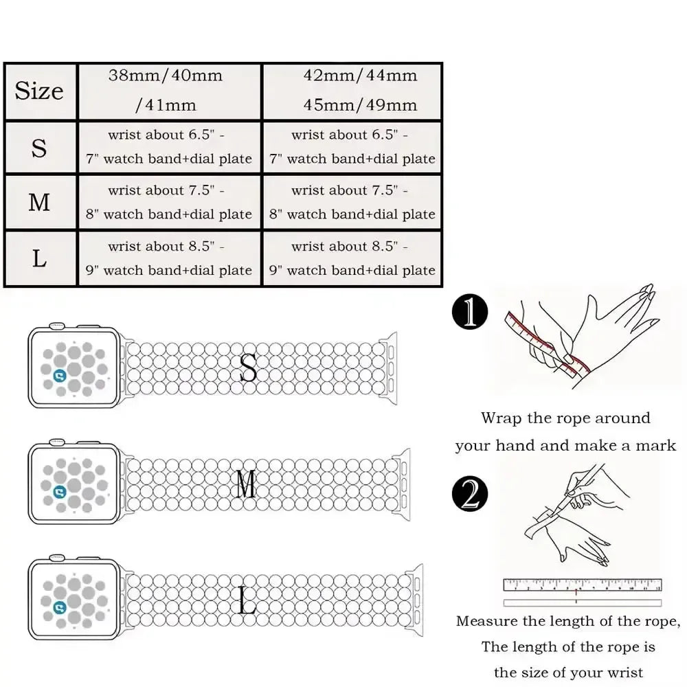 Peacock Agate Wide Link Apple Watch Bands-Bands-Crystal Destiny-Peacock Color-Large-Apple 38-41MM Plate-Crystal Destiny
