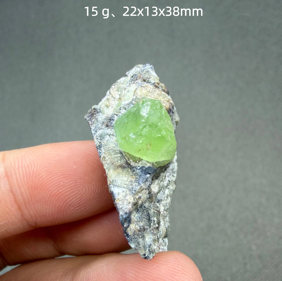 Peridot Crystal Cluster
