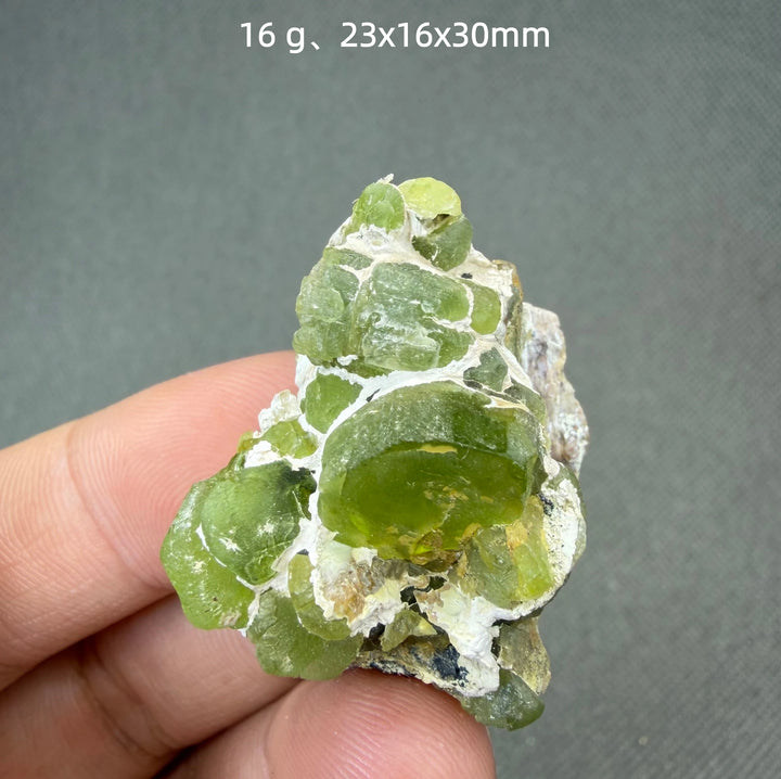 Peridot Crystal Cluster