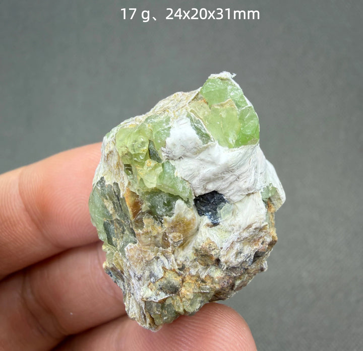 Peridot Crystal Cluster