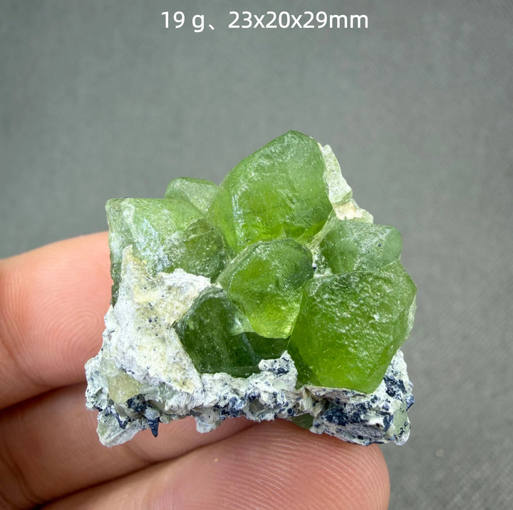 Peridot Crystal Cluster