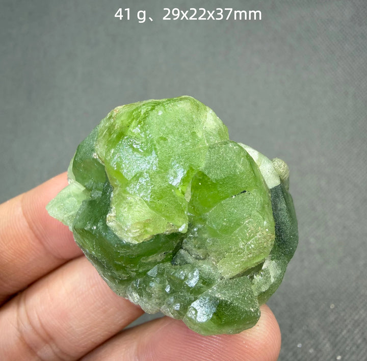 Peridot Crystal Cluster