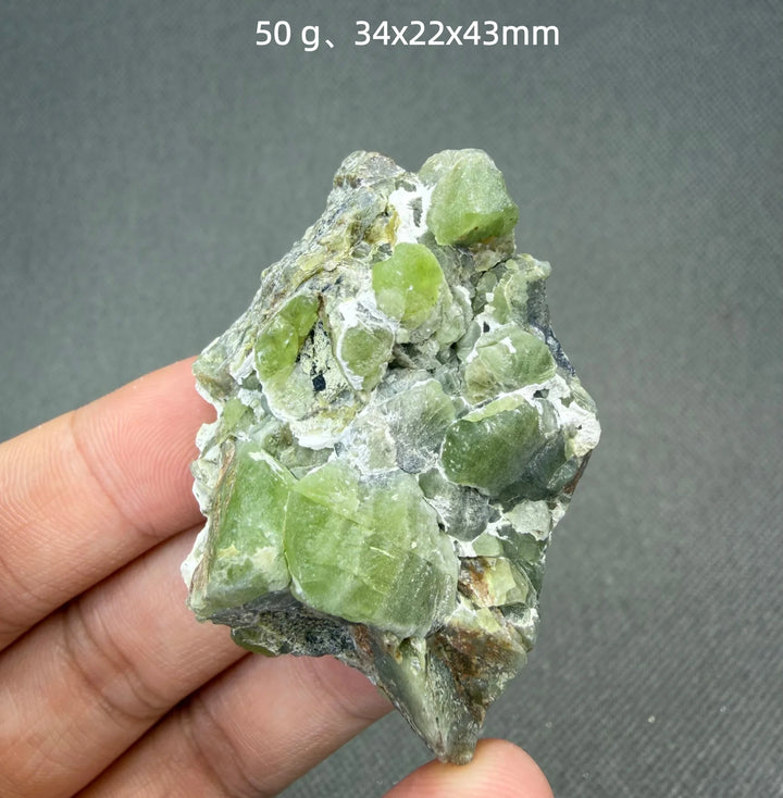 Peridot Crystal Cluster