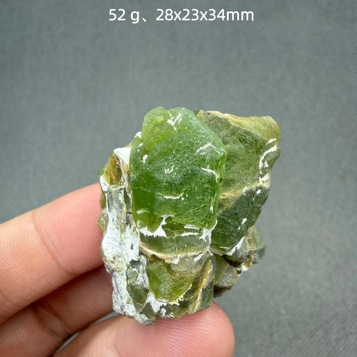 Peridot Crystal Cluster