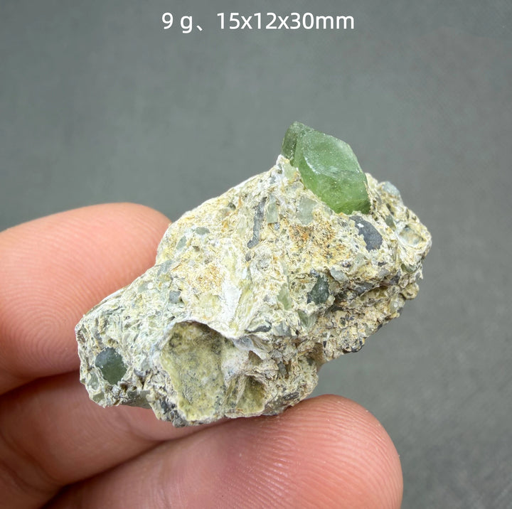 Peridot Crystal Cluster
