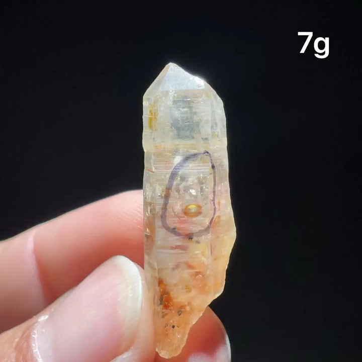 Petroleum Quartz Crystal Specimen UV Reactive
