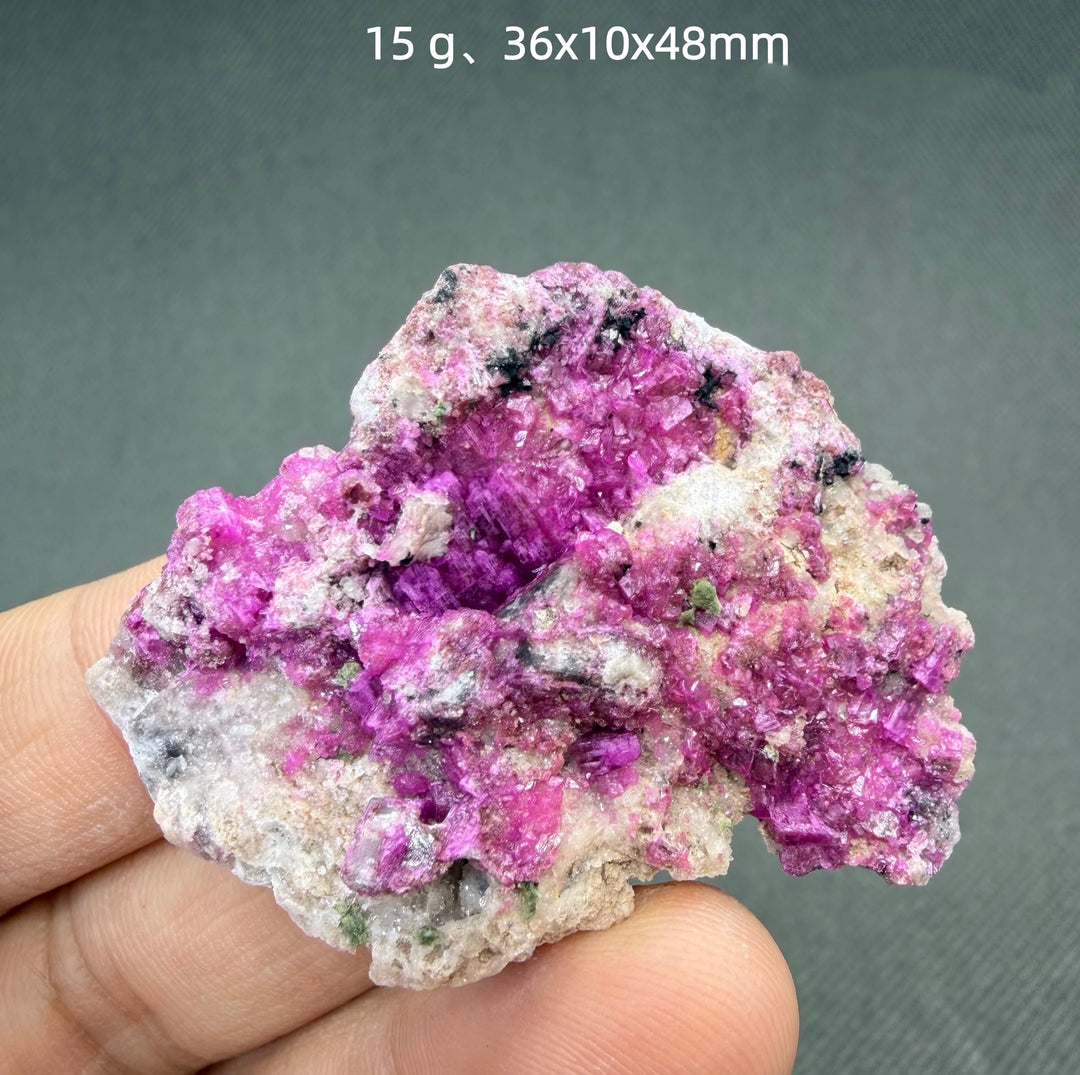Pink Cobaltocalcite Crystal Cluster Specimen