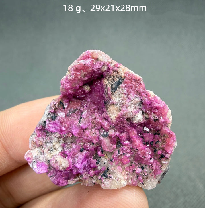 Pink Cobaltocalcite Crystal Cluster Specimen