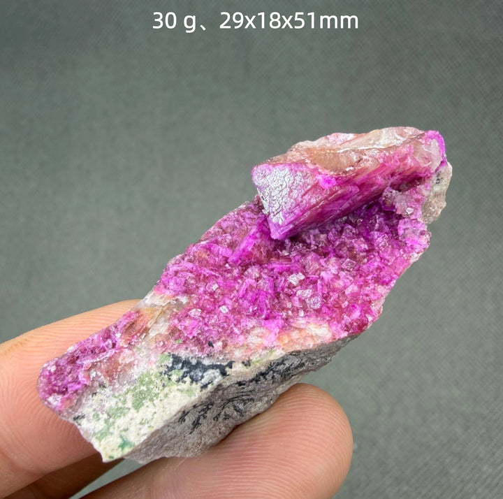 Pink Cobaltocalcite Crystal Cluster Specimen