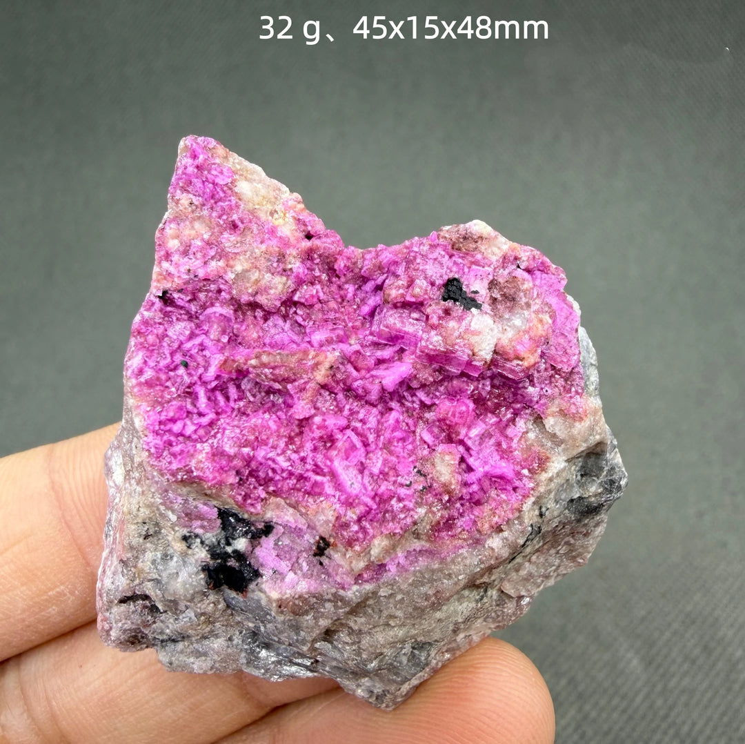 Pink Cobaltocalcite Crystal Cluster Specimen