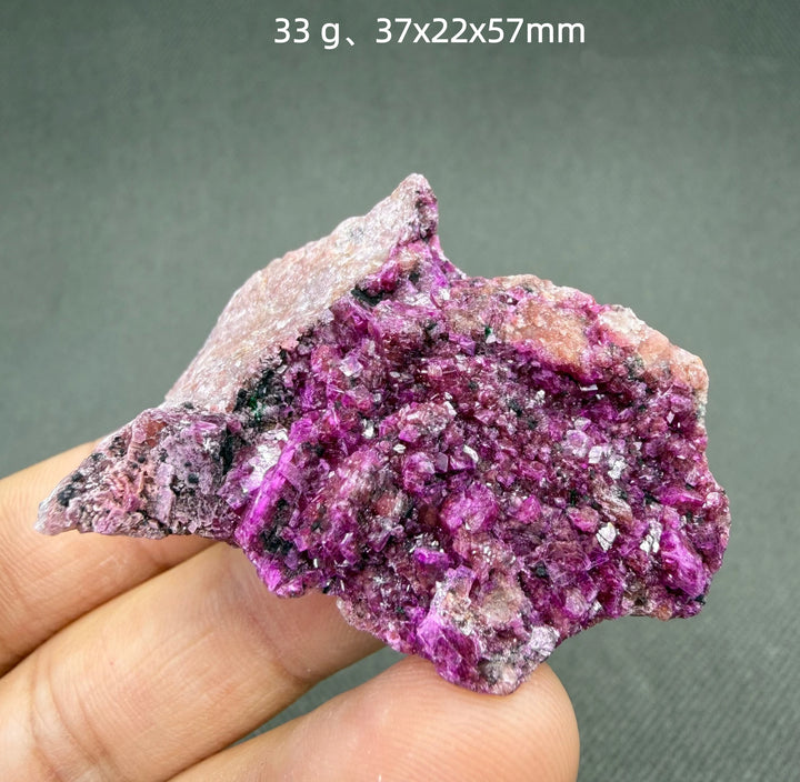 Pink Cobaltocalcite Crystal Cluster Specimen
