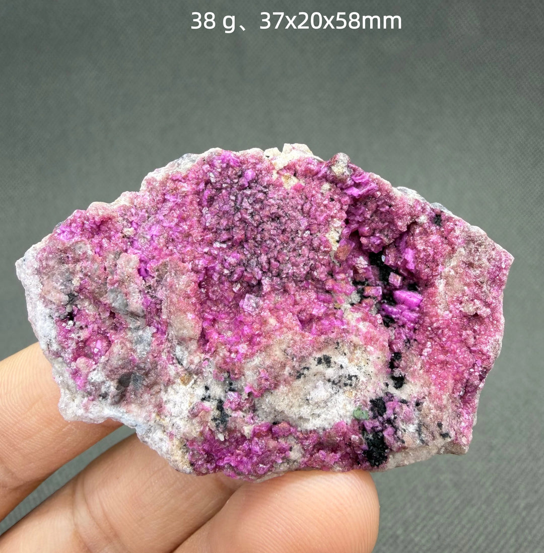 Pink Cobaltocalcite Crystal Cluster Specimen