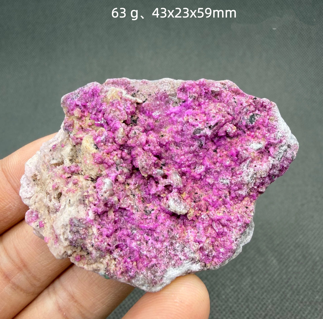 Pink Cobaltocalcite Crystal Cluster Specimen