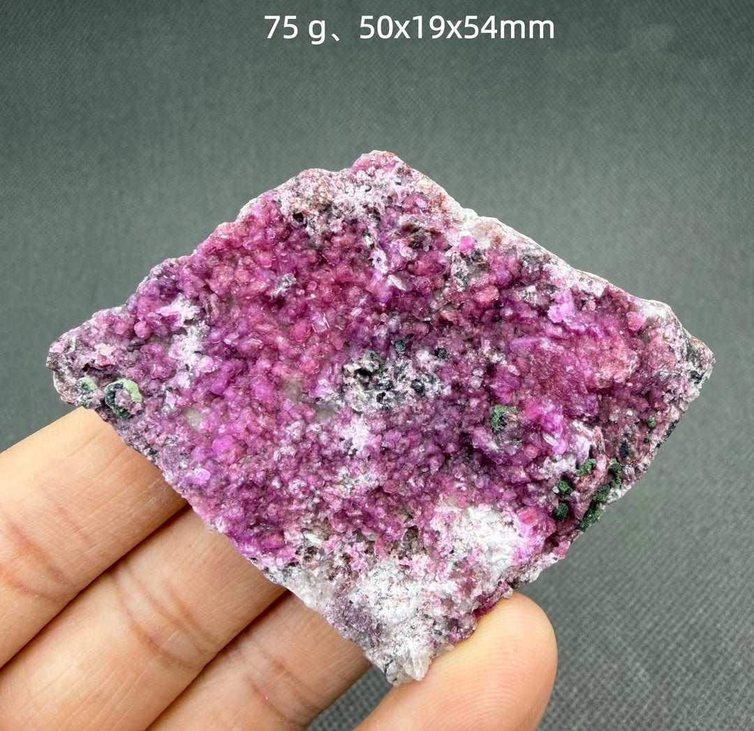 Pink Cobaltocalcite Crystal Cluster Specimen