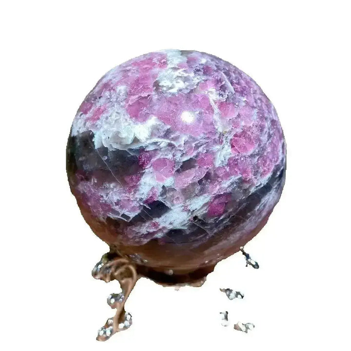 Pink Tourmaline Sphere-Spheres-Ali-Pink Tourmaline-219g 53mm-Crystal Destiny