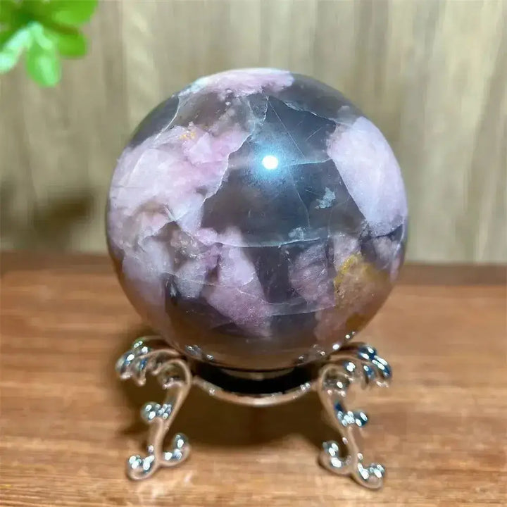 Pink Tourmaline Sphere-Spheres-Ali-Pink Tourmaline-219g 53mm-Crystal Destiny