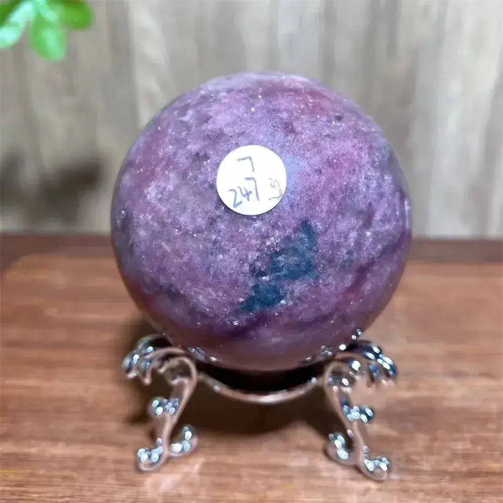 Pink Tourmaline Sphere-Spheres-Ali-Pink Tourmaline-247g 55mm-Crystal Destiny