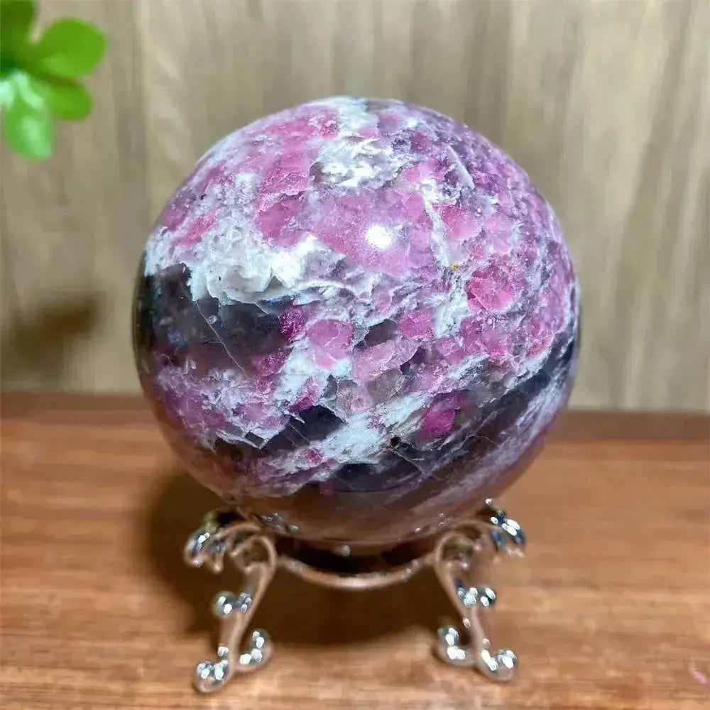 Pink Tourmaline Sphere-Spheres-Ali-Pink Tourmaline-414g 65mm-Crystal Destiny