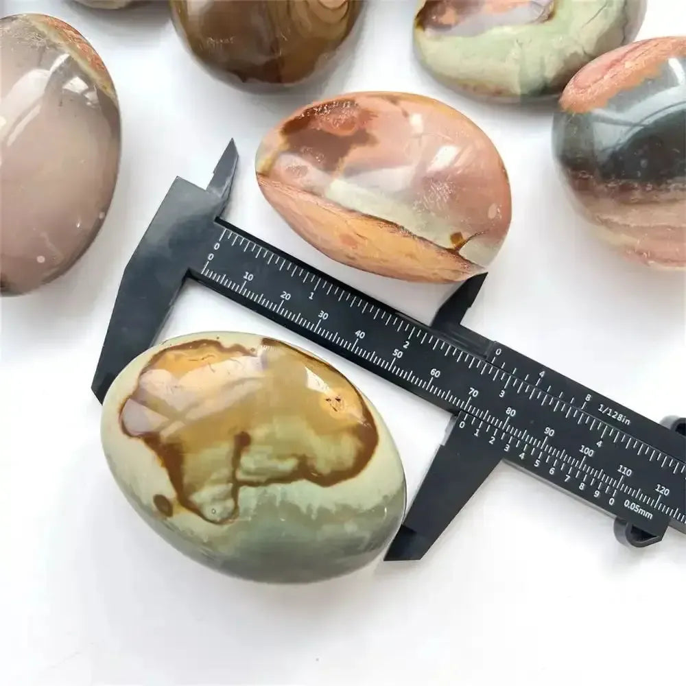Polychrome Jasper Palm Stone
