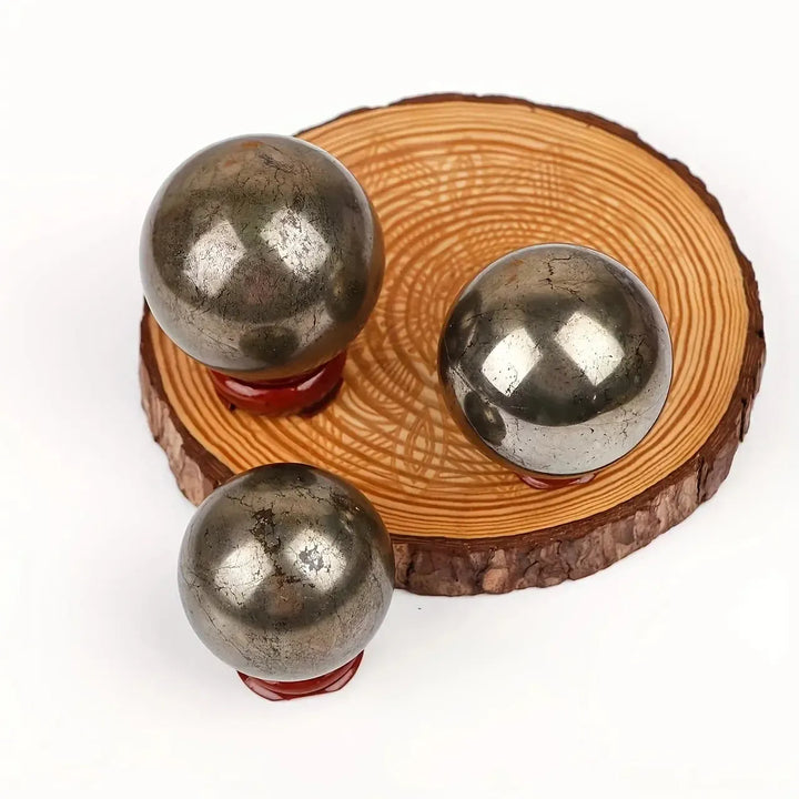 Pyrite "Fools Gold" Sphere-Spheres-Ali-Pyrite-50-60mm-Crystal Destiny