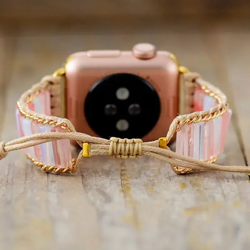 Quartz Crystal Apple iWatch Band 38-49mm Beaded-Bands-Ali-Ice-Woman-Apple 38-41MM Plate-Crystal Destiny