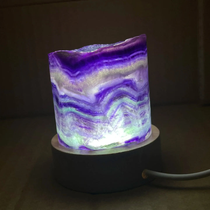 Rainbow Fluorite Crystal Light Lamp-Decorations-Ali-Rainbow Fluorite-NO.1-Crystal Destiny