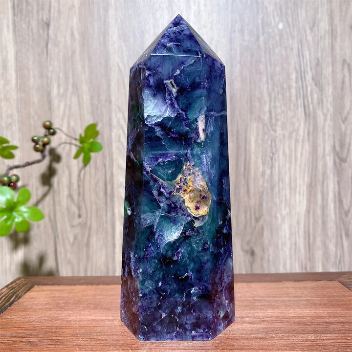 Rainbow Fluorite Crystal XL Tower-Towers-Ali-Rainbow Fluorite-141g 97mm-Crystal Destiny