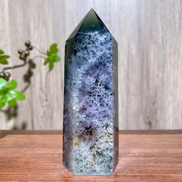 Rainbow Fluorite Crystal XL Tower-Towers-Ali-Rainbow Fluorite-141g 97mm-Crystal Destiny