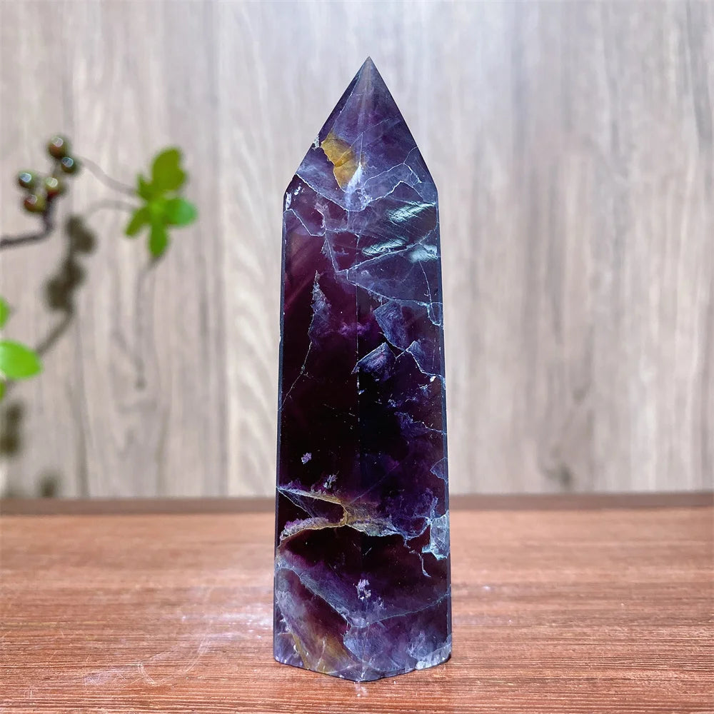 Rainbow Fluorite Crystal XL Tower-Towers-Ali-Rainbow Fluorite-141g 97mm-Crystal Destiny