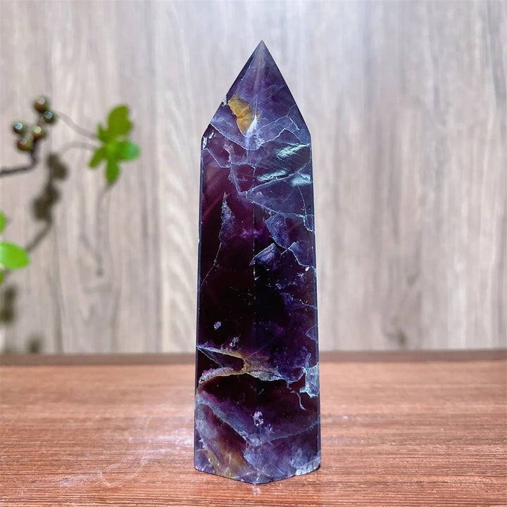 Rainbow Fluorite Crystal XL Tower-Towers-Ali-Rainbow Fluorite-141g 97mm-Crystal Destiny