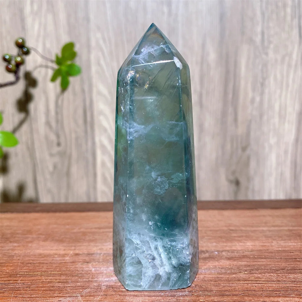 Rainbow Fluorite Crystal XL Tower-Towers-Ali-Rainbow Fluorite-221g 102mm-Crystal Destiny