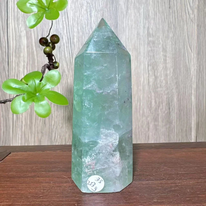 Rainbow Fluorite Crystal XL Tower-Towers-Ali-Rainbow Fluorite-253g 104mm-Crystal Destiny