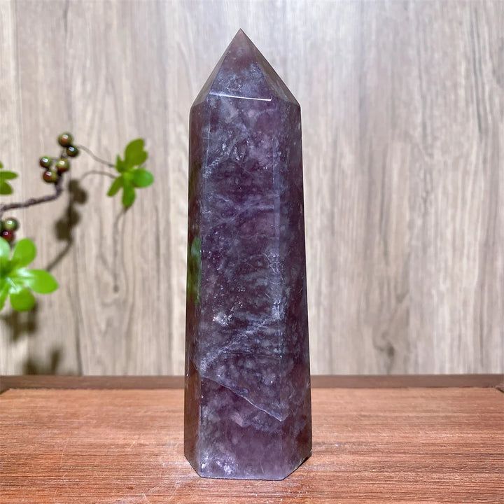 Rainbow Fluorite Crystal XL Tower-Towers-Ali-Rainbow Fluorite-356g 138mm-Crystal Destiny