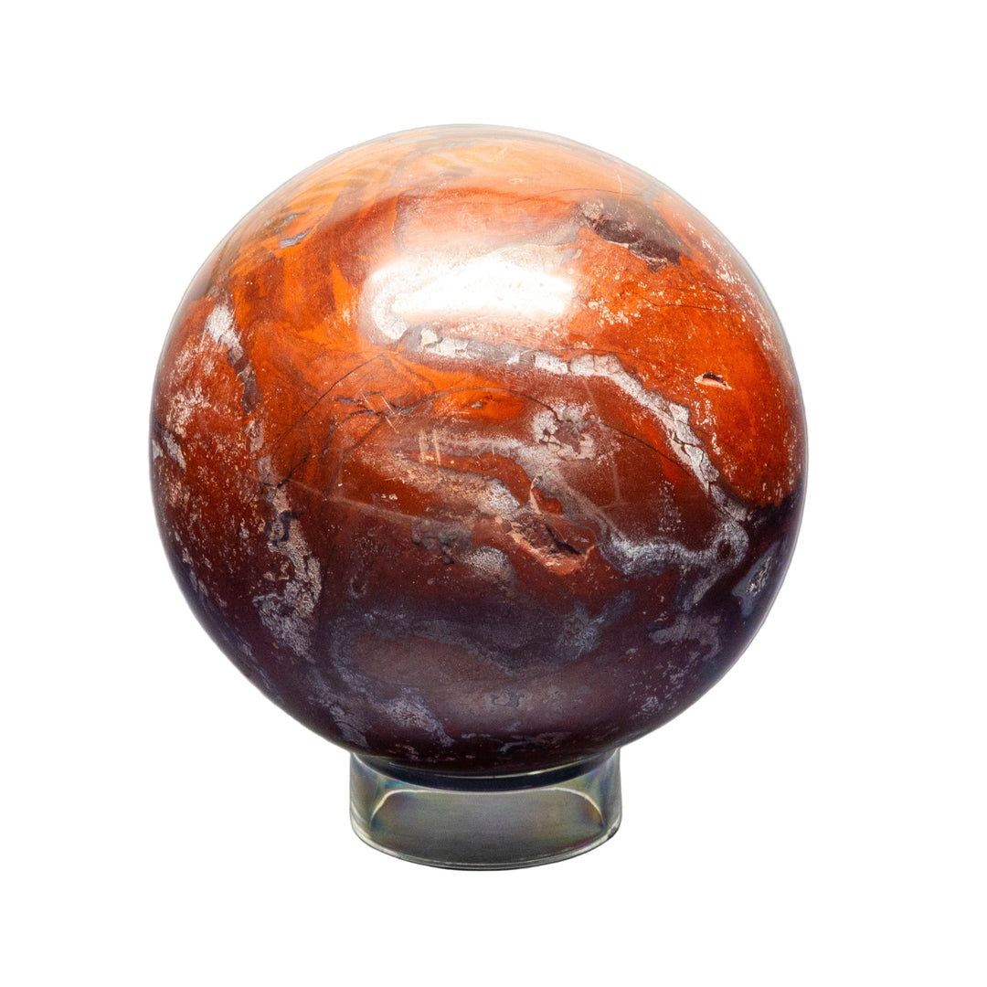 Red Jasper Sphere 75mm-Spheres-Crystal Destiny-Red Jasper-624g - 3.05"-Crystal Destiny