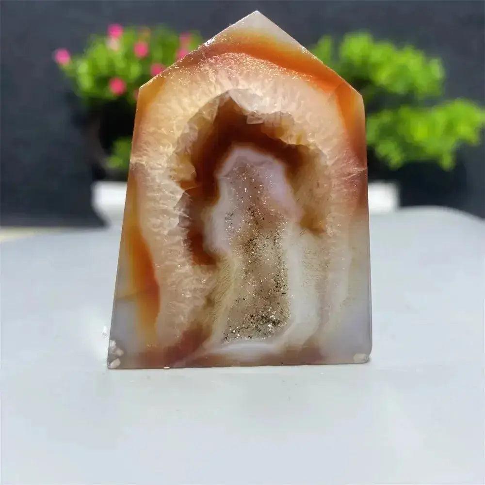 Red Sardonyx Agate Towers
