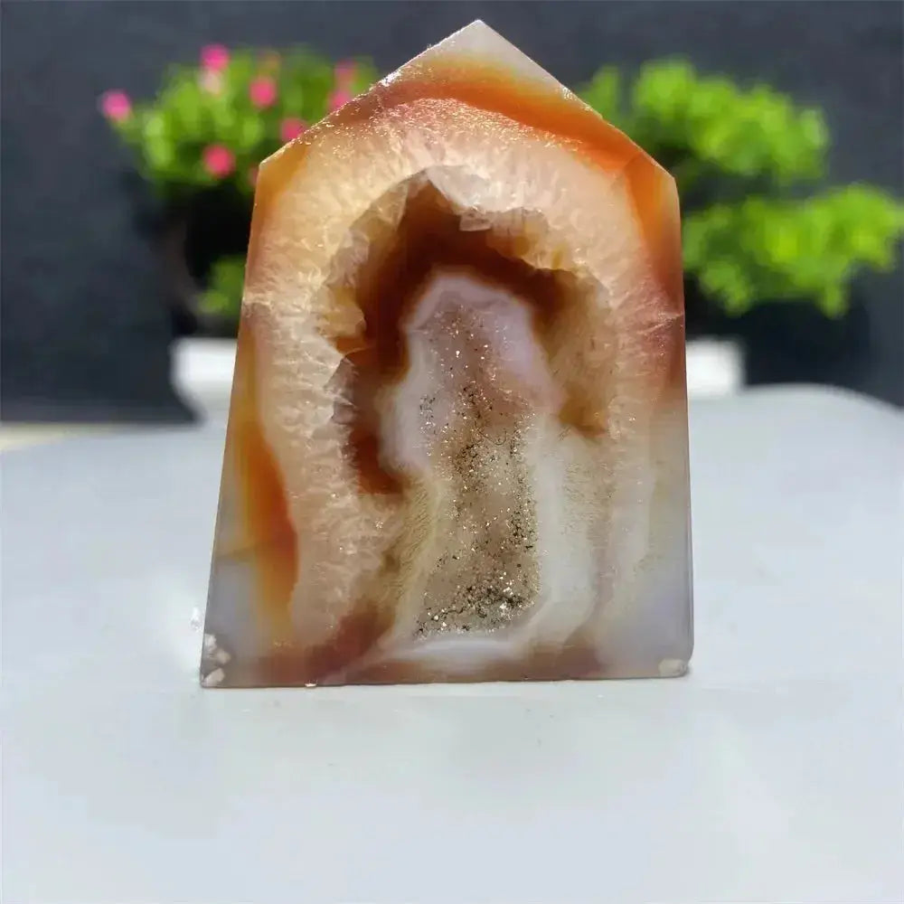Red Sardonyx Agate Towers-Towers-Ali-Red Sardonyx Agate-A1 60g-Crystal Destiny