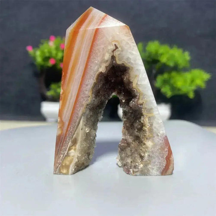 Red Sardonyx Agate Towers