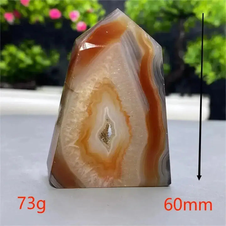Red Sardonyx Agate Towers-Towers-Ali-Red Sardonyx Agate-A26 73g-Crystal Destiny