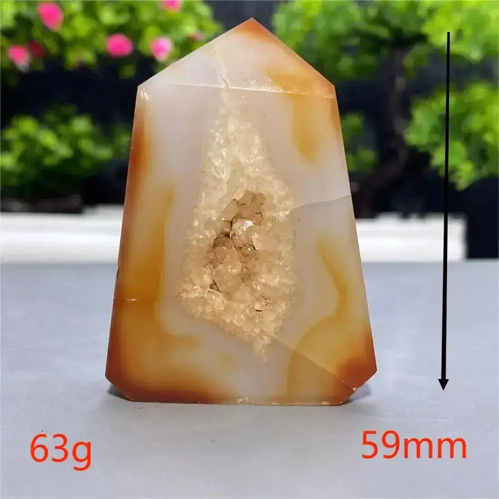 Red Sardonyx Agate Towers-Towers-Ali-Red Sardonyx Agate-A27 63g-Crystal Destiny