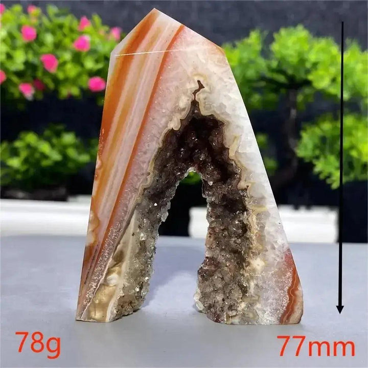 Red Sardonyx Agate Towers