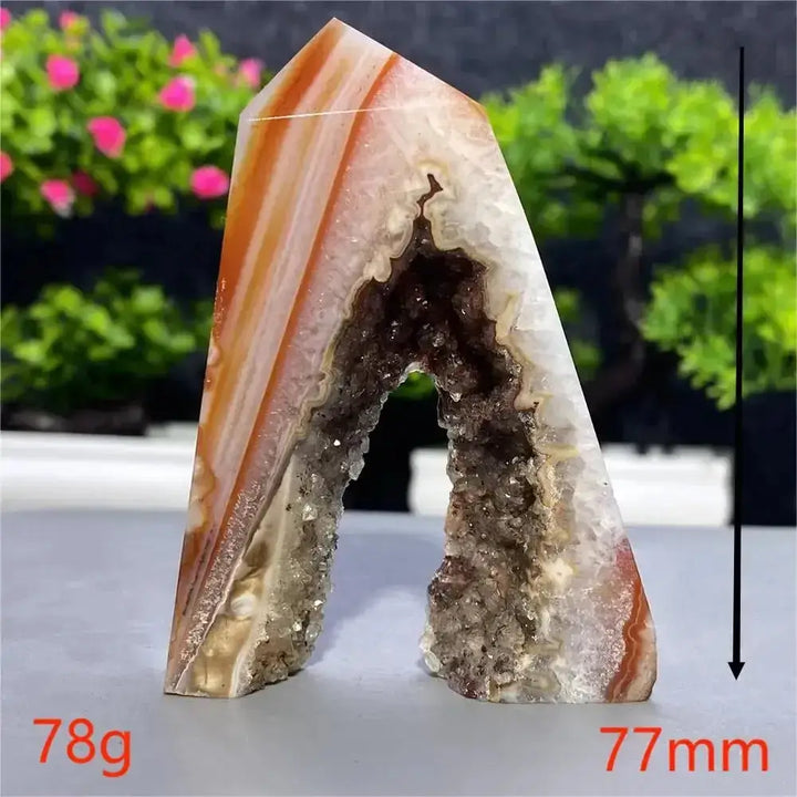 Red Sardonyx Agate Towers-Towers-Ali-Red Sardonyx Agate-A29 78g-Crystal Destiny