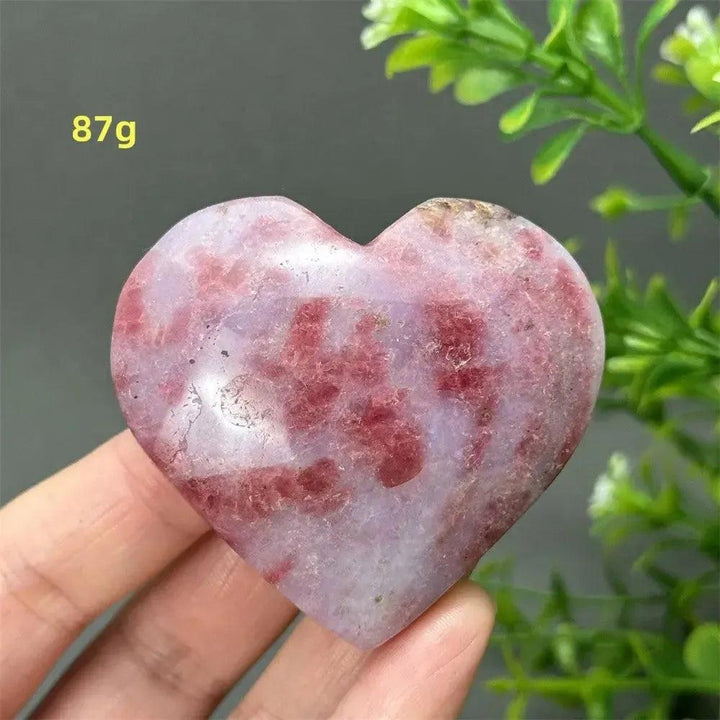 Rhodochrosite Crystal Heart